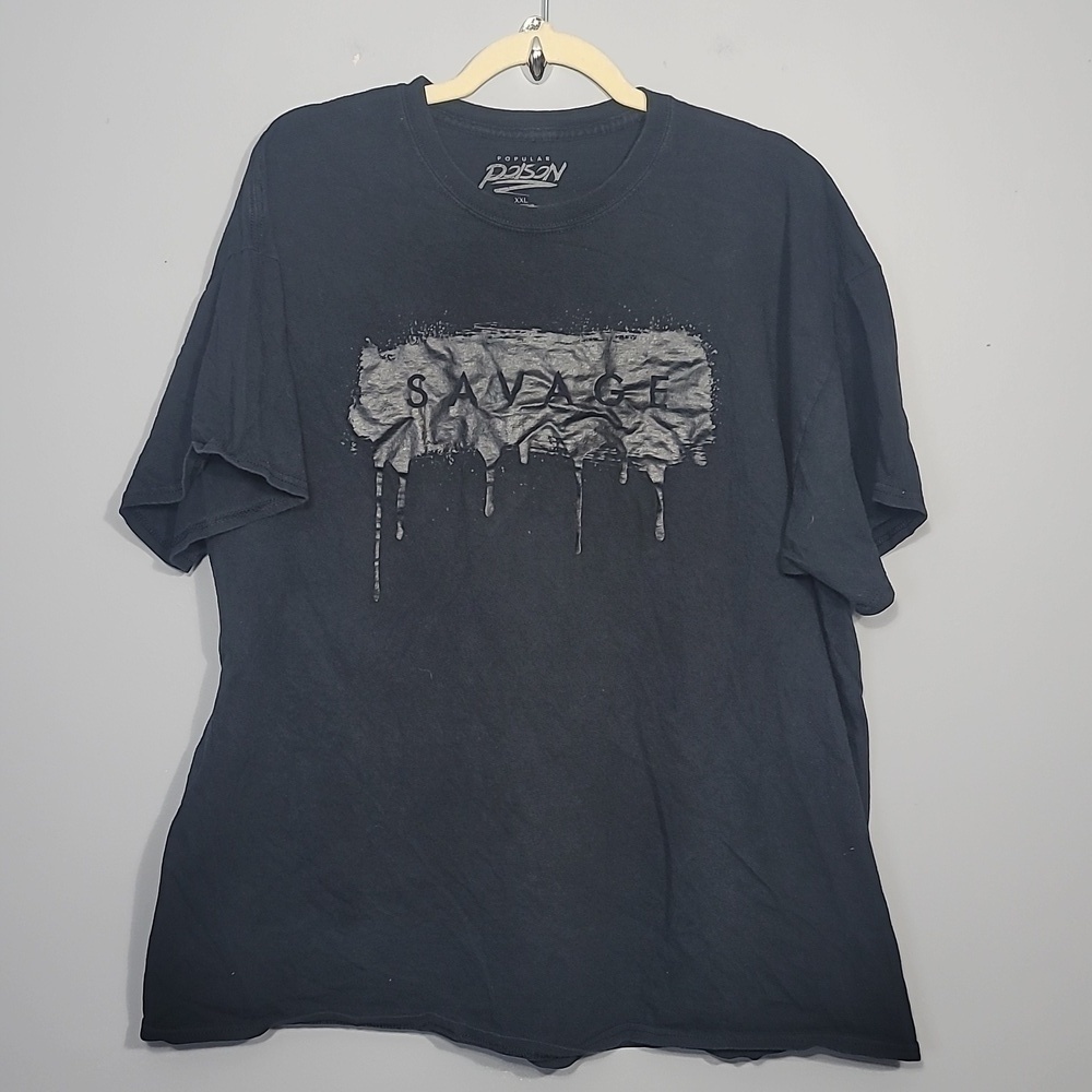 Popular Poison Savage Black Short Sleeve T-Shirt